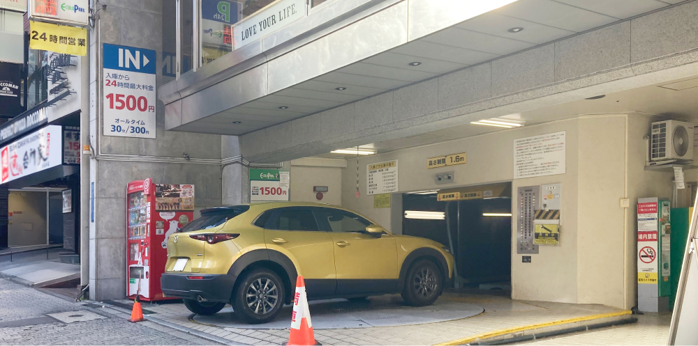 例:ショッピングモールやスーパーの駐車場不足地域